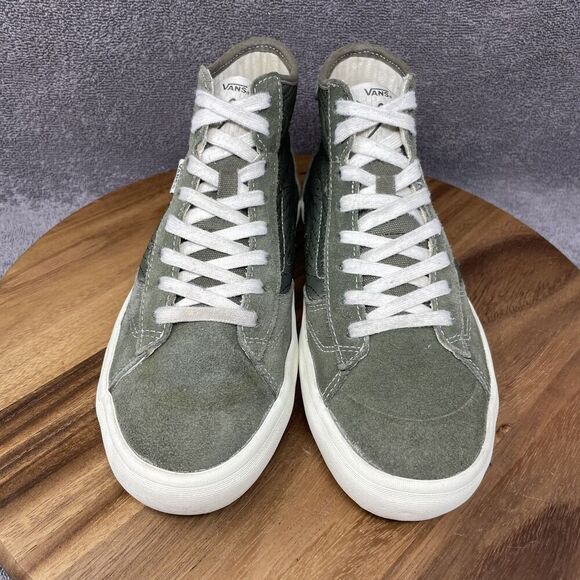 Vans The LIzzie Quilted High Top Sneakers Women's 9.5 Grape Leaf Green Shoes - Picture 2 of 9